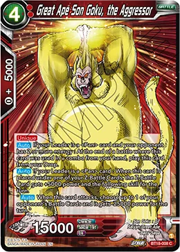 BT18-008 Great Ape Son Goku, the Aggressor
