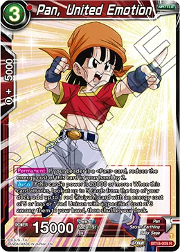 BT18-009 Pan, United Emotion