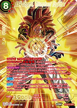 BT18-019 SS4 Gogeta, Triumphant Together (SPR)