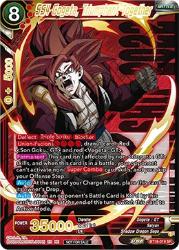 BT18-019 SS4 Gogeta, Triumphant Together (Promo)