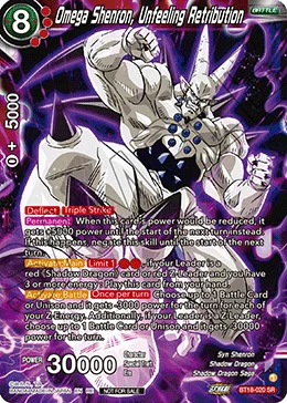 BT18-020 Omega Shenron, Unfeeling Retribution (Promo)