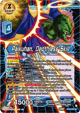 BT18-032 Paikuhan, Depthless Skill