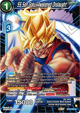 BT18-033 SS Son Goku, Awakened Onslaught