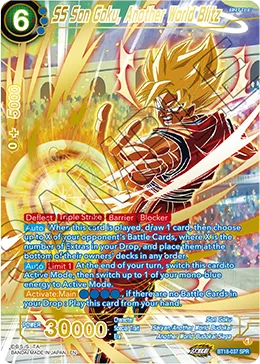 BT18-037 SS Son Goku, Another World Blitz (SPR)