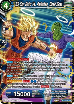 BT18-038 SS Son Goku Vs. Paikuhan, Dead Heat