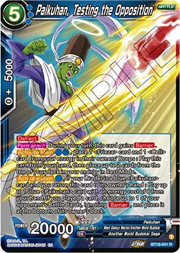 BT18-041 Paikuhan, Testing the Opposition