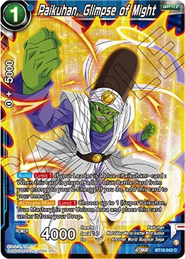 BT18-042 Paikuhan, Glimpse of Might