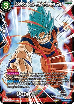 BT18-054 SSB Son Goku, Help from the Past