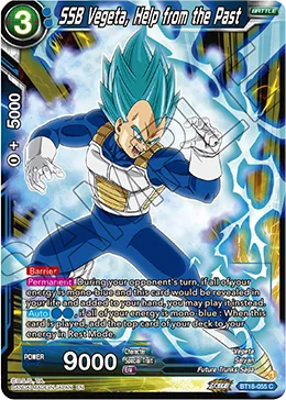 BT18-055 SSB Vegeta, Help from the Past
