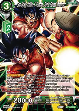 BT18-062 Son Goku, Krillin, & Yamcha, Turtle School Inheritors