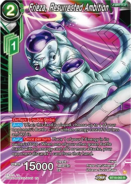 BT18-063 Frieza, Resurrected Ambition