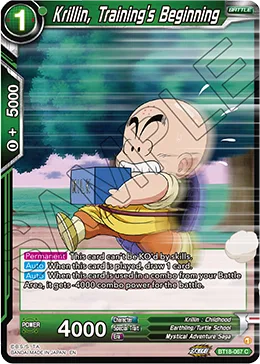 BT18-067 Krillin, Training's Beginning