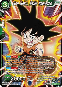 BT18-070 Son Goku, Skills Improved