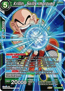 BT18-071 Krillin, Skills Improved