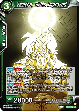 BT18-072 Yamcha, Skills Improved