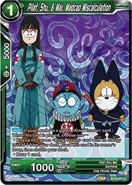BT18-077 Pilaf, Shu, & Mai, Madcap Miscalculation