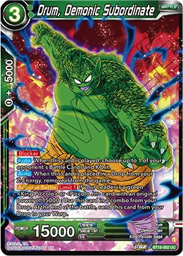 BT18-082 Drum, Demonic Subordinate