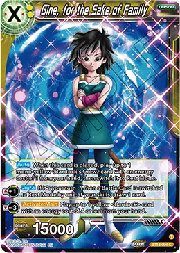 BT18-094 Gine, for the Sake of Family