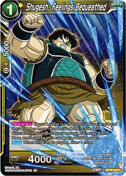 BT18-103 Shugesh, Feelings Bequeathed