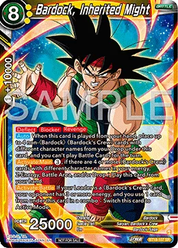 BT18-107 Bardock, Inherited Might (Promo)