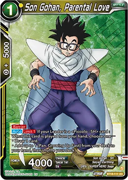 BT18-111 Son Gohan, Parental Love
