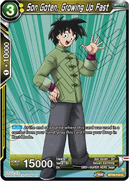 BT18-112 Son Goten, Growing Up Fast
