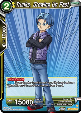 BT18-117 Trunks, Growing Up Fast