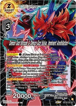 BT18-123 Demon God Shroom & Demon God Salsa, Imminent Annihilation