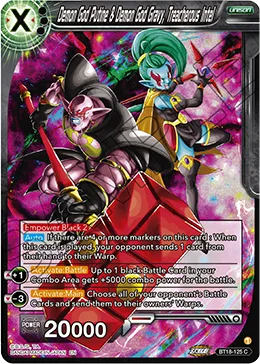 BT18-125 Demon God Putine & Demon God Gravy, Treacherous Intel