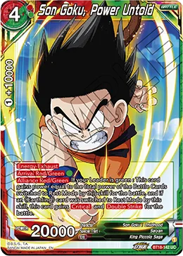 BT18-142 Son Goku, Power Untold