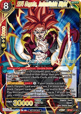 BT18-143 SS4 Gogeta, Indomitable Might (Promo)