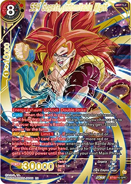 BT18-143 SS4 Gogeta, Indomitable Might (SPR)