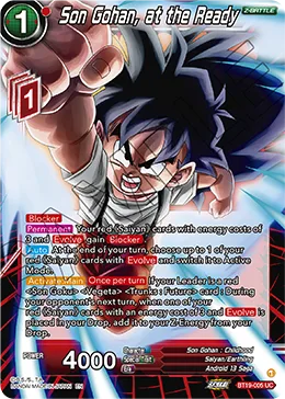 BT19-005 Son Gohan, at the Ready