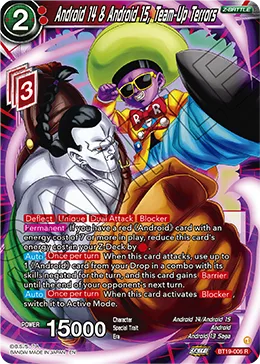 BT19-006 Android 14 & Android 15, Team-Up Terrors