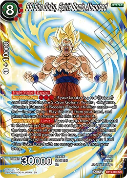 BT19-008 SS Son Goku, Spirit Bomb Absorbed