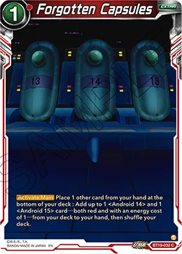 BT19-032 Forgotten Capsules
