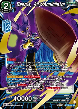 BT19-036 Beerus, Airy Annihilator (Promo)