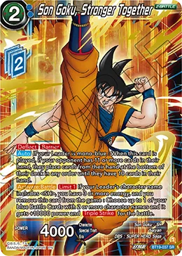 BT19-037 Son Goku, Stronger Together (Promo)