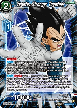 BT19-038 Vegeta, Stronger Together
