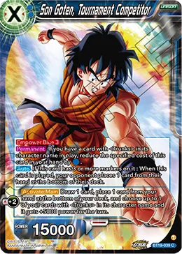BT19-039 Son Goten, Tournament Competitor