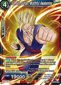 BT19-050 SS Son Gohan, Wrathful Awakening