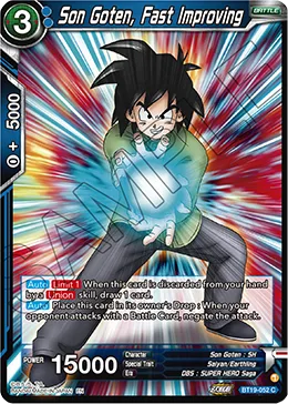 BT19-052 Son Goten, Fast Improving