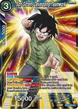 BT19-054 Son Goten, Developing Teamwork