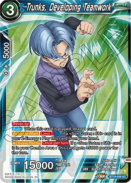 BT19-059 Trunks, Developing Teamwork