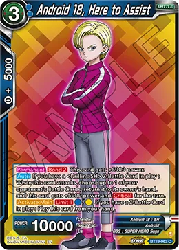 BT19-062 Android 18, Here to Assist