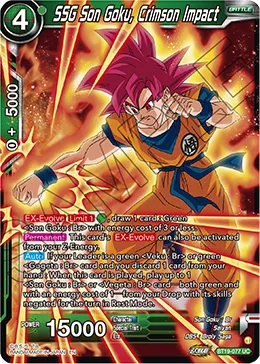 BT19-077 SSG Son Goku, Crimson Impact