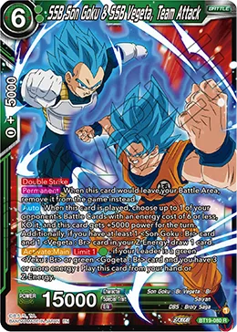 BT19-080 SSB Son Goku & SSB Vegeta, Team Attack