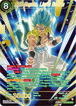 BT19-084 SSB Gogeta, Limits Broken (SPR)