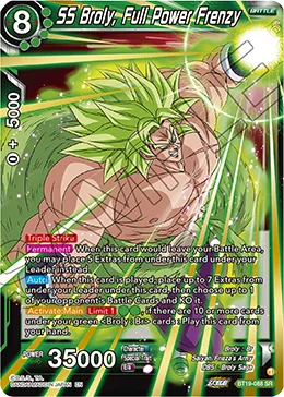 BT19-088 SS Broly, Full Power Frenzy