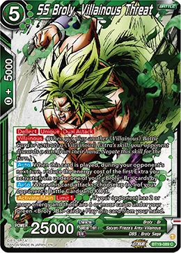 BT19-089 SS Broly, Villainous Threat